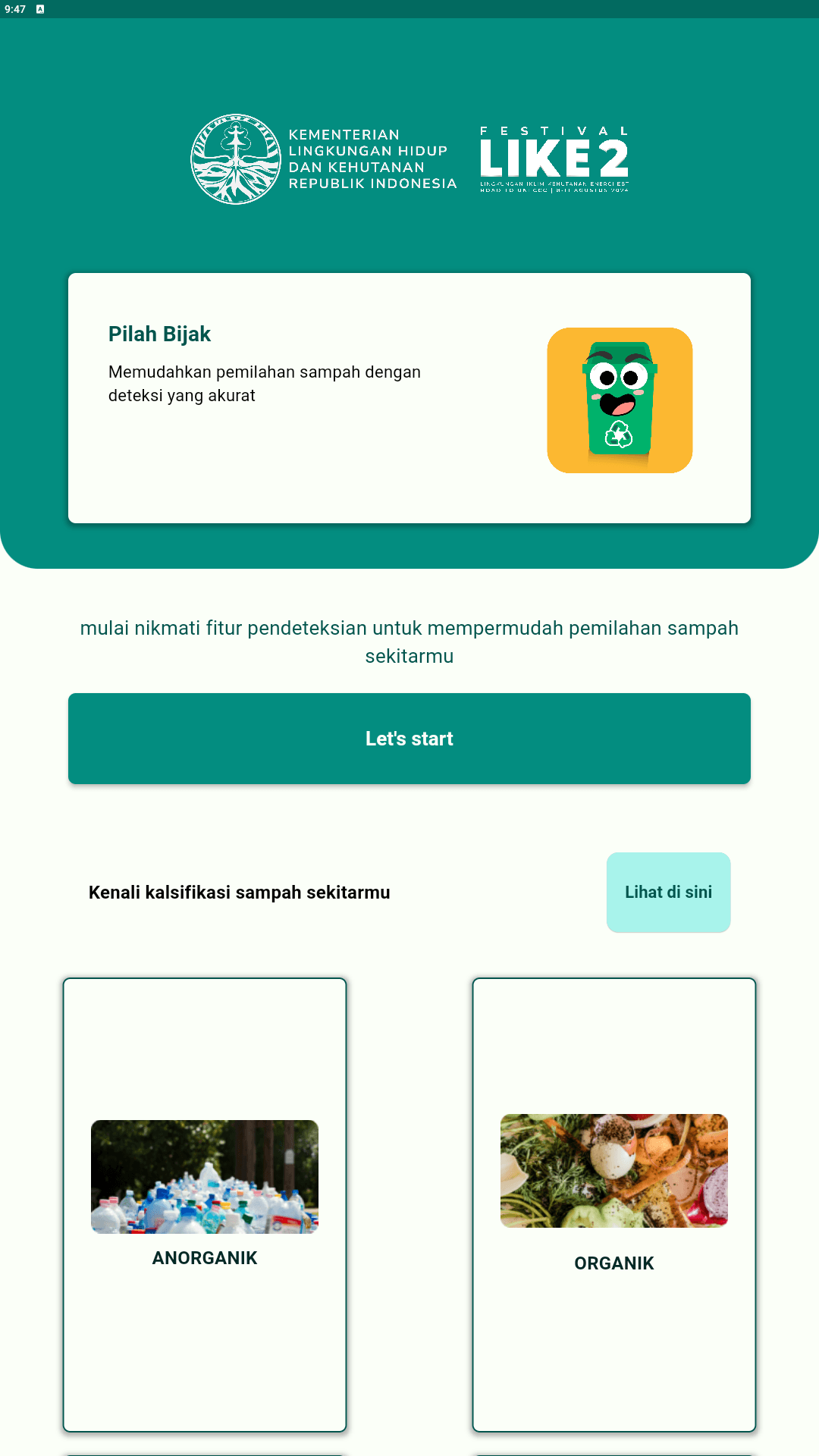 Pilah Bijak Screenshot Pilah Bijak Screenshot